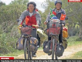 2 years, 22 countries，2 lucky charms and all on two wheels